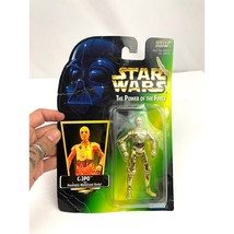 VTG Star Wars 1997 The Power of the Force Collection 1 C-3PO 4&quot; SEALED Hasbro - £9.27 GBP