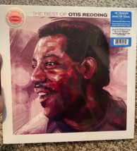 The Best of Otis Redding Translucent Blue Mono Vinyl Record - $74.98