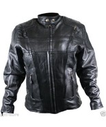 Xelement B7960 Women&#39;s Vented Premium Cowhide Leather Scooter-Motorcycle... - £57.59 GBP