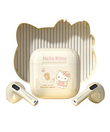 Hello Kitty Wireless Bluetooth Earbuds In-Ear Charging Case Gift Box Ear... - £16.81 GBP