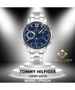 Tommy Hilfiger Men’s Quartz Stainless Steel Blue Dial 46mm Watch 1791534 - £95.59 GBP