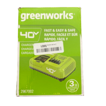 Greenworks 40V Fast Charger 2967002 5A Battery Charger New Open Box - $41.07