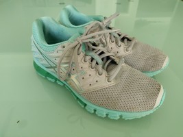 Asics Gel Quantum 180 Womens Running Shoes Gray Silver Green US Size 7.5 - £32.85 GBP