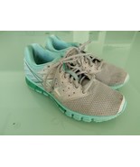 Asics Gel Quantum 180 Womens Running Shoes Gray Silver Green US Size 7.5 - £33.31 GBP