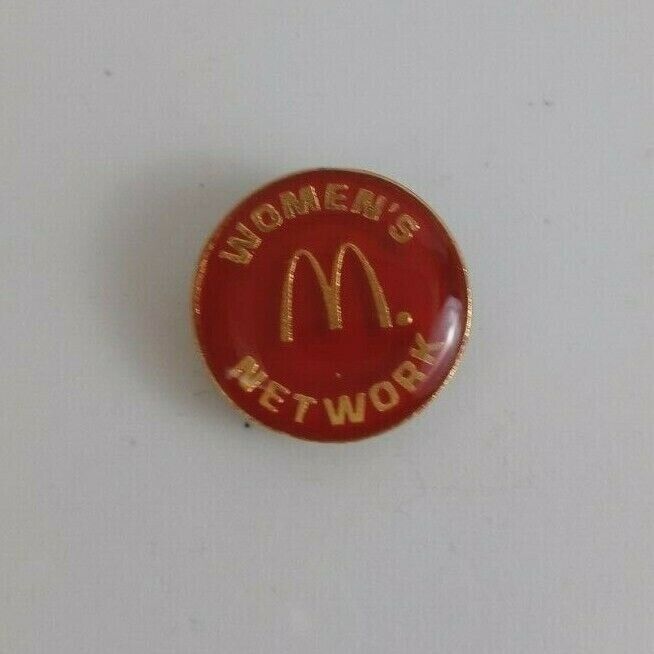 Vintage Women&#39;s Network McDonald&#39;s .5&quot; Lapel Hat Pin - $10.19