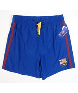 FC Barcelona Blue Stretch Boardshorts Swim Trunks Men&#39;s NWT - £47.95 GBP