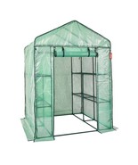 Walk-in Green House, 4.6 x 4.6 x 6.6 ft , Greenhouse with Shelves, High ... - €79,25 EUR
