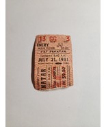 PAT BENATAR-1981-Partial Ticket Stub-Memorial Coliseum-Portland OR-Main ... - €18,80 EUR