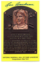 Lou Boudreau signed Hall of Fame Plaque Card- JSA #RR76630 (3.5x5.5) (In... - £21.46 GBP