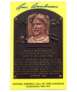 Lou Boudreau signed Hall of Fame Plaque Card- JSA #RR76630 (3.5x5.5) (In... - £21.20 GBP