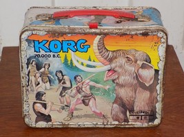 Vintage 1975 Korg 70,000B.C. Metal Lunchbox - $732.12 MXN