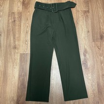 Ontwelfth Pocketed Belted High Rise Olive Green Womens Stretch Pants Siz... - $11.88