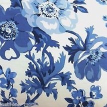 Ralph Lauren "Porcelain Blue Roses On White" Deco Pillow 18" Square 1PC Nip - £54.75 GBP