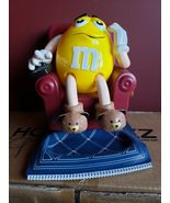M&amp;M&#39;s Yellow La-Zy Boy Chair Recliner Candy Dispenser out of the box - £22.38 GBP
