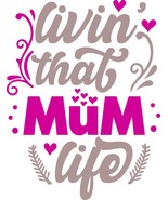 Multipack (5) Mum Life Heat Transfer - £14.99 GBP