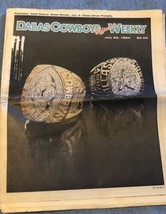 Dallas Cowboys Weekly July 23, 1994 2 Super Bowl Rings Cover - £9.33 GBP