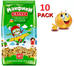 10 PACK 250G Kids Pasta &amp; Noodles Durum Wheat Makfa МАКФА Made in Russia RF - £14.79 GBP