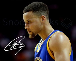 Stephen &quot;Steph&quot; Curry Signed 8x10 Glossy Photo Autographed RP Signature Photogra - £13.57 GBP