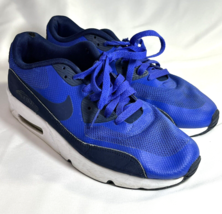 Nike Air Max 90 Royal Blue Black &amp; White Youth Size 7Y 869950-401 - £15.81 GBP