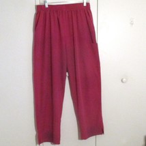 Scrub Stretch Pants, Divine Curves, Size 2X, Raspberry - $8.91