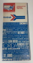 Amtrak Consolidated Consolidated Regional Timetable 1972 - £7.74 GBP
