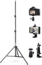 Dazzne Phone Tripod Stand, Adjustable From 27&quot; To 80&quot;, Cell, And Photography. - £25.24 GBP