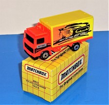 Matchbox Mid 1990s Yellow Box MB 23 Volvo Container Truck "Get In The Fast Lane" - £4.67 GBP