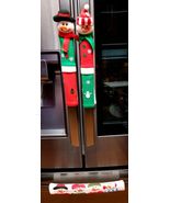 Refrigerator Handle Covers - Decor Ornaments Snowman Set of 4 - £16.41 GBP