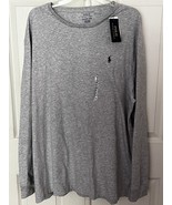 Polo Ralph Lauren Mens Long Sleeve Tee Red Performance Crewneck T-Shirt ... - $28.70
