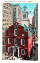 Old State House State Street Boston Massachusetts Postcard - £5.51 GBP