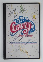 Neil Smith Signed Copelands of New Orleans 9.25x14.5 Folded Menu KC Chiefs - £79.12 GBP