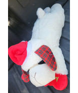 Dream Works Lamb Chop Large Dog Toy 2024 Dreamworks Plush Squeaky Red Be... - $17.52 CAD