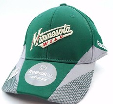 Minnesota Wild Reebok M256Z NHL Practice Stretch Fit Hockey Cap Hat  L/XL - £16.69 GBP