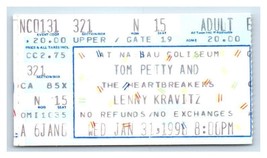 Tom Petty &amp; The Heartbreakers Ticket Stub Janvier 31 1998 Uniondale de N... - £32.53 GBP