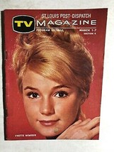TV MAGAZINE St. Louis (MO) Post-Dispatch March 1, 1964 Yvette Mimieux cover - £11.00 GBP