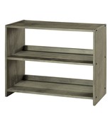 Supplier PD-790E-AG Louver Small Bookcase In Antique Grey Finish - £99.37 GBP