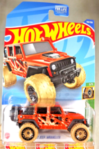 2022 Hot Wheels Treasure Hunt #126 Mud Studs 3/5 &#39;17 JEEP WRANGLER Orange - £8.62 GBP