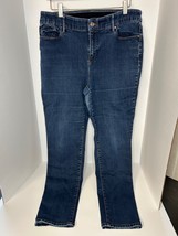 Chico&#39;s Womens Jeans Size 2R US 12R Blue Dark Wash 34x29 Denim Pants - $439.88 MXN