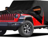 All-Weather Waterproof Cover for 4 Door Jeep Wrangler (2006-2026), with ... - $100.93