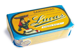 Luças - Canned Sardines in Olive Oil and Lemon - 5 tins x 120 gr - £31.86 GBP