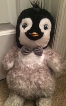 Build A Bear Penguin Happy Feet Two Eric 18&quot; Gray Bow Tie - £18.51 GBP