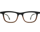 theo Eyeglasses Frames Mille+54 293 Matte Black Brown Square Horn Rim 41... - £337.19 GBP