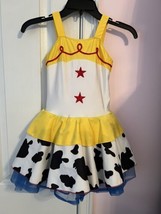 Toy Story Jessie Dress Yellow Tank Red Stars Top Cow Skirt Blue Tutu Medium 8/10 - £18.33 GBP