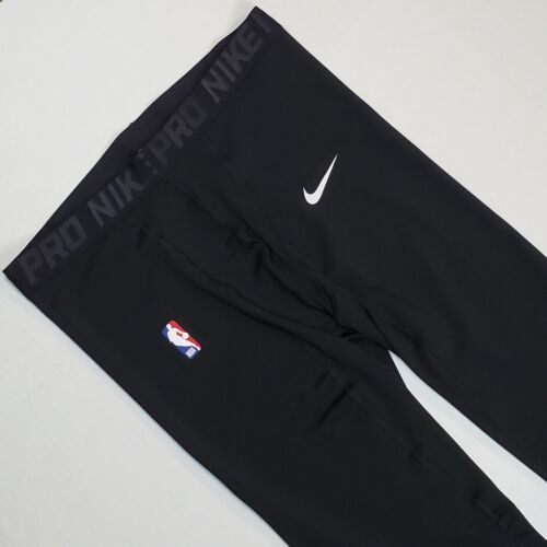 Primary image for Nike NBA Pro Hyperstrong Mens Sz 2XL-T Padded Pants 3/4 Tights Black AA0755-010