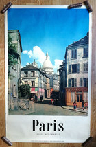 Paris – View of Montmartre- Original Poster – Very Rare - Poster - 1954 - £198.10 GBP