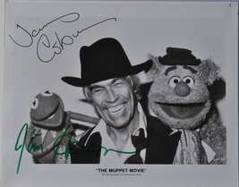 Jim Henson &amp; James Coburn Signed Photo - Muppett Movie w/COA - £739.40 GBP
