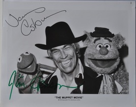 Jim Henson &amp; James Coburn Signed Photo - Muppett Movie w/COA - £739.26 GBP