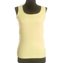 Chico&#39;s 0 ultimate tee tank top S 4 ribbed green stretchy - £14.87 GBP