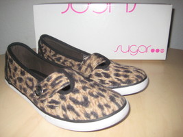 Sugar Shoes Size 6 M New Womens Kasper Cheetah Loafers EUR 36.5 UK 3.5 - £46.52 GBP