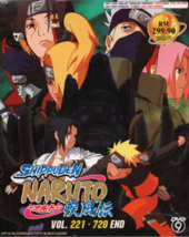 Anime DVD Naruto Shippuden TV Series Vol.221-720 End English Dubbed  - £96.36 GBP